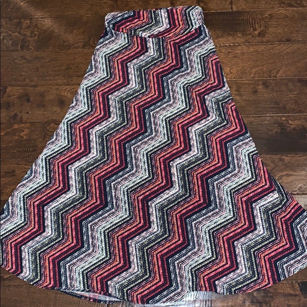 Reneec. multi-colored maxi skirt